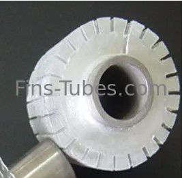 ποιότητας  DELLOK Solid Extruded Serrated Alu1050 Heat Exchanger Fin Tube Thick 0.4mm εργοστάσιο