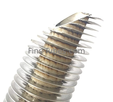 DELLOK Τείχος 0,96mm Αλουμινίου Fin σωλήνα με σωλήνα 4mm-15mm