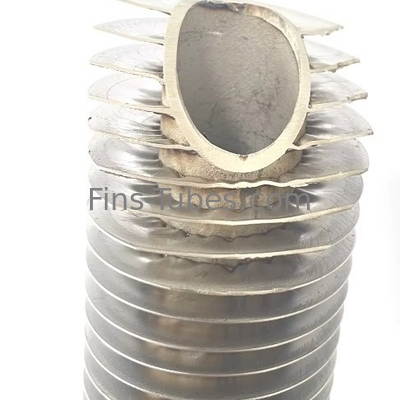 DELLOK Τείχος 0,96mm Αλουμινίου Fin σωλήνα με σωλήνα 4mm-15mm