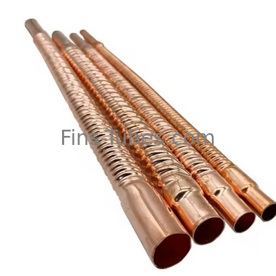 DELLOK Τείχος 0,96mm Αλουμινίου Fin σωλήνα με σωλήνα 4mm-15mm