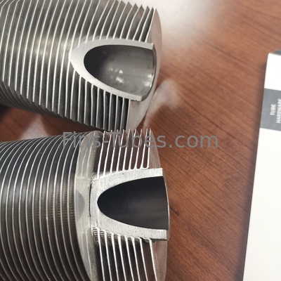 Το αργίλιο πληγών έντασης τύπων DELLOK KL Knurled ο ενσωματωμένος σωλήνας πτερυγίων