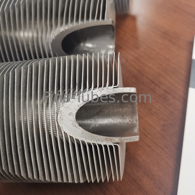 Το αργίλιο πληγών έντασης τύπων DELLOK KL Knurled ο ενσωματωμένος σωλήνας πτερυγίων