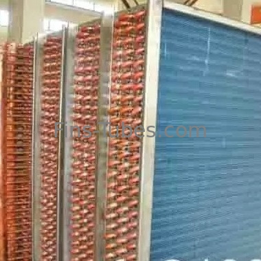Τυποποιημένος 661 σαφής H14 ανταλλάκτης θερμότητας σωλήνων πτερυγίων αργιλίου DELLOK API