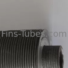 Το αργίλιο πληγών έντασης τύπων DELLOK KL Knurled ο ενσωματωμένος σωλήνας πτερυγίων