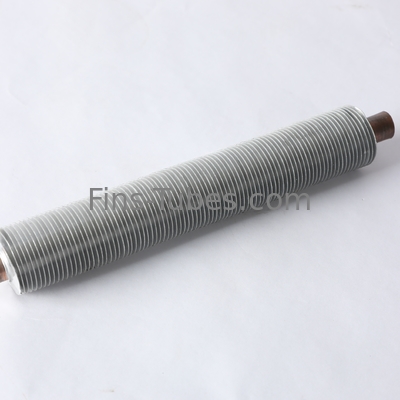 Ανταλλάκτης θερμότητας DELLOK 12 FPI 2.1mm Fluted σωλήνας πτερυγίων OD 50.8mm ενσωματωμένος