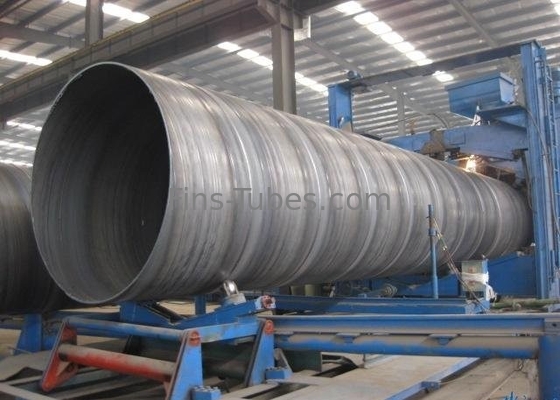 DELLOK Q235B ενωμένοι στενά σπείρα άνθρακα χάλυβα σωλήνες μεγάλων διαμέτρων SSAW σωλήνων μαύροι